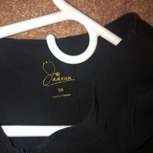 Black scrub top